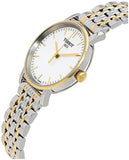  Shop Authentic Tissot T Classic Everytime Small White Dial Two Tone Mesh Bracelet Watch For Women - T109.210.22.031.00 - Luxxuri