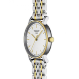  Shop Authentic Tissot T Classic Everytime Small White Dial Two Tone Mesh Bracelet Watch For Women - T109.210.22.031.00 - Luxxuri