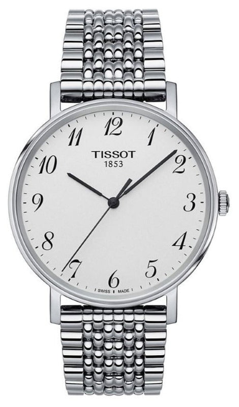  Shop Authentic Tissot Everytime Desire Medium Silver Dial Silver Mesh Bracelet Watch For Men - T109.410.11.032.00 - Luxxuri