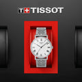  Shop Authentic Tissot T Classic Everytime White Dial Silver Mesh Bracelet Watch For Men - T109.410.11.033.00 - Luxxuri