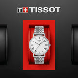  Shop Authentic Tissot T Classic Everytime White Dial Silver Mesh Bracelet Watch For Men - T109.410.11.033.00 - Luxxuri