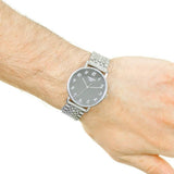  Shop Authentic Tissot T Classic Everytime Quartz Black Dial Silver Steel Strap Watch for Men - T109.410.11.072.00 - Luxxuri