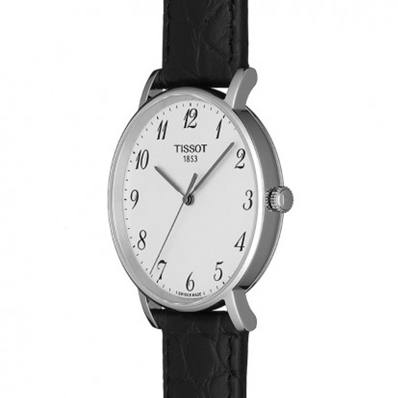  Shop Authentic Tissot Everytime Desire Medium White Dial Black Leather Strap Watch For Men - T109.410.16.032.00 - Luxxuri