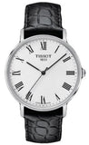  Shop Authentic Tissot Everytime Medium White Dial Black Leather Strap Watch For Men - T109.410.16.033.01 - Luxxuri