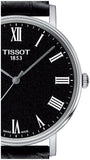  Shop Authentic Tissot Everytime Medium Black Dial Black Leather Strap Watch For Men - T109.410.16.053.00 - Luxxuri