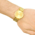  Shop Authentic Tissot T Classic Everytime Medium Gold Dial Gold Mesh Bracelet Watch For Men - T109.410.33.021.00 - Luxxuri