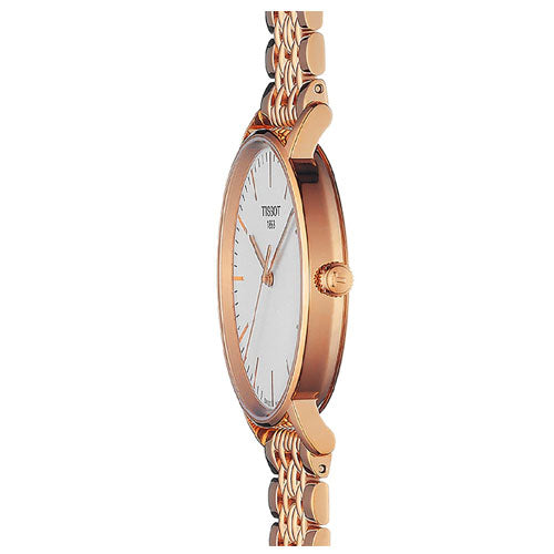  Shop Authentic Tissot Everytime Medium White Dial Rose Gold Mesh Bracelet Watch For Men - T109.410.33.031.00 - Luxxuri