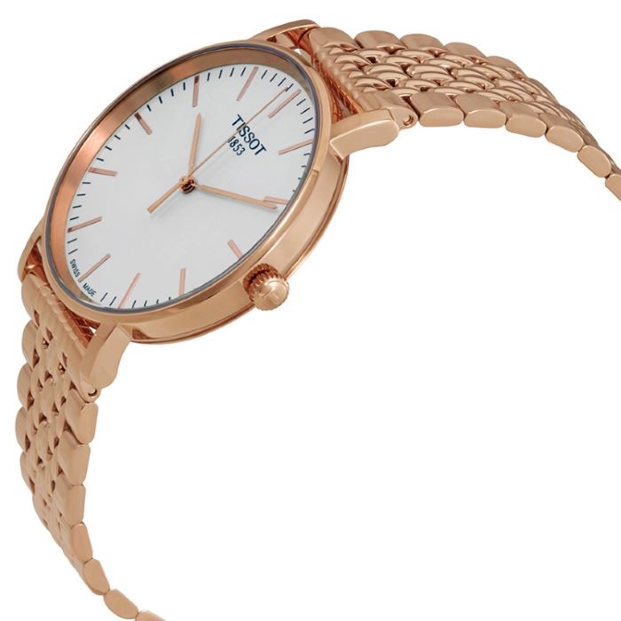  Shop Authentic Tissot Everytime Medium White Dial Rose Gold Mesh Bracelet Watch For Men - T109.410.33.031.00 - Luxxuri