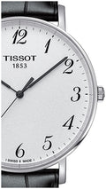  Shop Authentic Tissot Everytime Large White Dial Black Leather Strap Watch For Men - T109.610.16.032.00 - Luxxuri