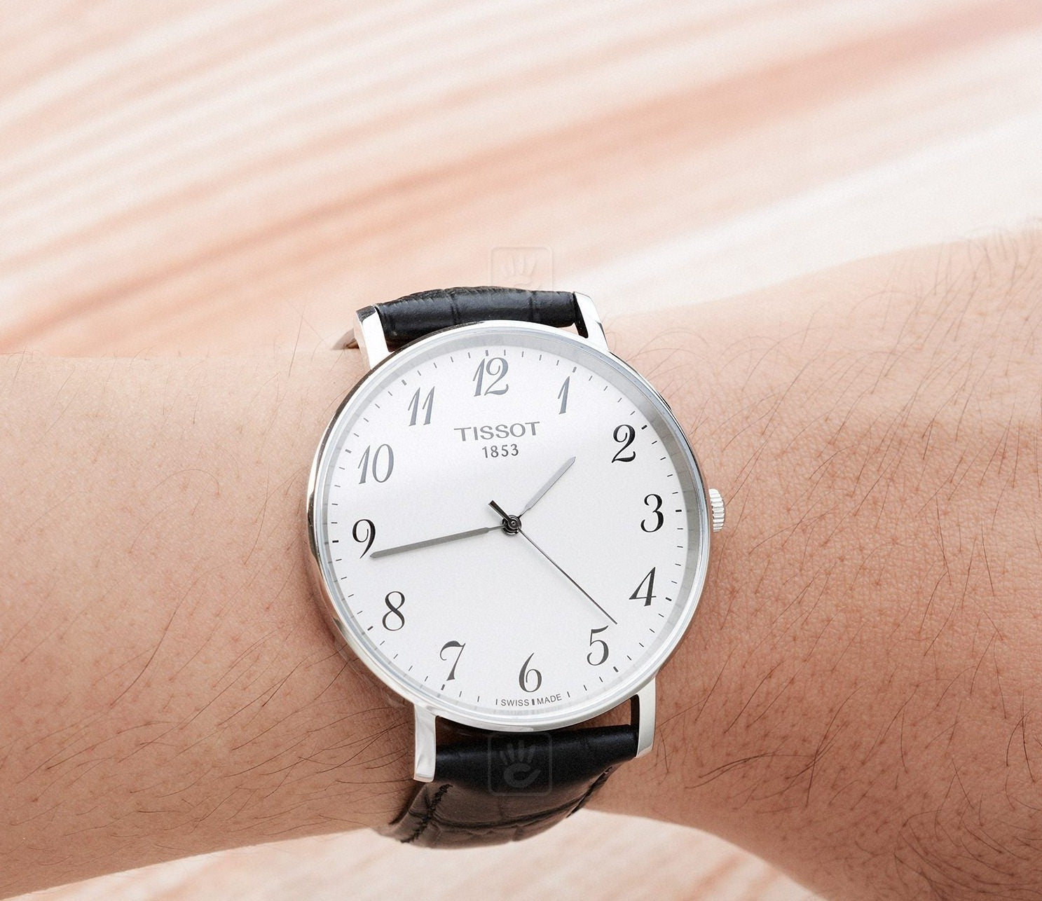  Shop Authentic Tissot Everytime Large White Dial Black Leather Strap Watch For Men - T109.610.16.032.00 - Luxxuri