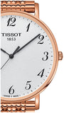  Shop Authentic Tissot T Classic Everytime White Dial Rose Gold Mesh Bracelet Watch for Men - T109.610.33.032.00 - Luxxuri