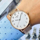  Shop Authentic Tissot T Classic Everytime White Dial Rose Gold Mesh Bracelet Watch for Men - T109.610.33.032.00 - Luxxuri