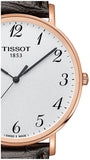  Shop Authentic Tissot T Classic Everytime White Dial Black Leather Strap Watch For Men - T109.610.36.032.00 - Luxxuri