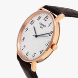  Shop Authentic Tissot T Classic Everytime White Dial Black Leather Strap Watch For Men - T109.610.36.032.00 - Luxxuri