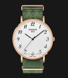  Shop Authentic Tissot T Classic Everytime White Dial Green Nylon Strap Watch for Men - T109.610.38.032.00 - Luxxuri
