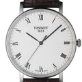  Shop Authentic Tissot T Classic Everytime White Dial Brown Leather Strap Watch For Men - T109.410.16.033.00 - Luxxuri