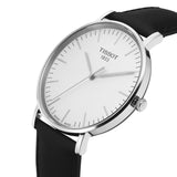 Shop Authentic Tissot T Classic Everytime Large White Dial Black Leather Strap Watch For Men - T109.610.16.031.00 - Luxxuri