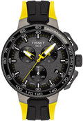  Shop Authentic Tissot T Bike Cycling Tour de France Black Dial Two Tone Rubber Strap Watch For Men - T111.417.37.441.00 - Luxxuri
