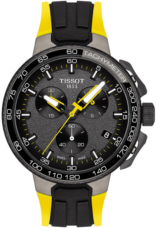  Shop Authentic Tissot T Bike Cycling Tour de France Black Dial Two Tone Rubber Strap Watch For Men - T111.417.37.441.00 - Luxxuri