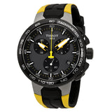  Shop Authentic Tissot T Bike Cycling Tour de France Black Dial Two Tone Rubber Strap Watch For Men - T111.417.37.441.00 - Luxxuri