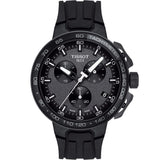  Shop Authentic Tissot T Race Cycling Chronograph Black Dial Black Rubber Strap Watch For Men - T111.417.37.441.03 - Luxxuri