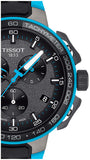  Shop Authentic Tissot T Race Cycling Chronograph Black Dial Two Tone Rubber Strap Watch For Men - T111.417.37.441.05 - Luxxuri