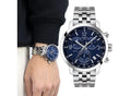  Shop Authentic Tissot PRC 200 Chronograph Quartz Blue Dial Silver Steel Strap Watch For Men - T114.417.11.047.00 - Luxxuri
