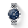  Shop Authentic Tissot PRC 200 Chronograph Quartz Blue Dial Silver Steel Strap Watch For Men - T114.417.11.047.00 - Luxxuri
