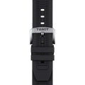 Tissot T Race Chronograph Anthracite Black Dial Black Silicone Strap Watch For Men - T115.417.27.061.00