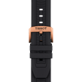 Tissot T Race Chronograph Black Dial Black Silicone Strap Watch For Men - T115.417.37.051.00
