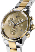  Shop Authentic Tissot T Sport Chrono XL Classic Gold Dial Two Tone Steel Strap Watch for Men - T116.617.22.021.00 - Luxxuri