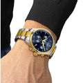  Shop Authentic Tissot Chrono XL Classic Blue Dial Two Tone Steel Strap Watch for Men - T116.617.22.041.00 - Luxxuri