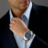  Shop Authentic Tissot T Classic Chrono XL Black Dial Silver Steel Strap Watch For Men - T116.617.11.057.01 - Luxxuri