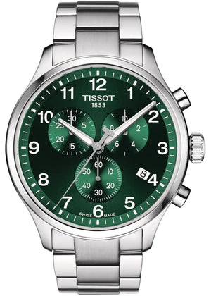  Shop Authentic Tissot Chrono XL Classic Green Dial Silver Steel Strap Watch for Men - T116.617.11.092.00 - Luxxuri