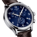  Shop Authentic Tissot Chrono XL Classic Blue Dial Brown Leather Strap Watch For Men - T116.617.16.047.00 - Luxxuri