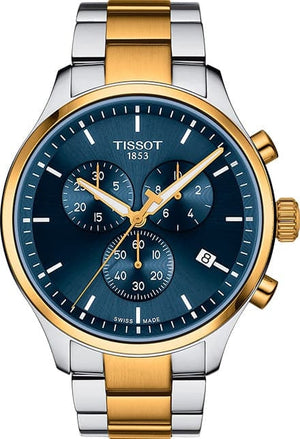  Shop Authentic Tissot Chrono XL Classic Blue Dial Two Tone Steel Strap Watch for Men - T116.617.22.041.00 - Luxxuri