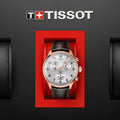  Shop Authentic Tissot Chrono XL Classic Silver Dial Brown Leather Strap Watch For Men - T116.617.36.037.00 - Luxxuri