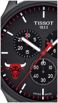  Shop Authentic Tissot T Sport Chrono XL NBA Teams Special Chicago Bulls Edition Black Dial Black Leather Strap Watch for Men - T116.617.36.051.00 - Luxxuri