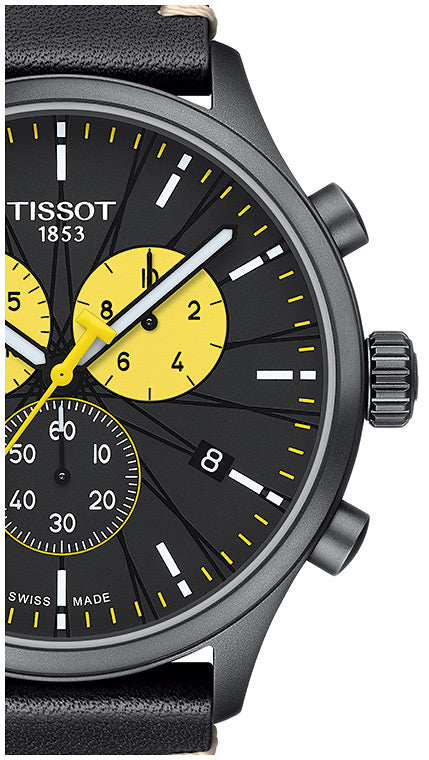  Shop Authentic Tissot Chrono XL Tour De France Special Edition Black Dial Black Leather Strap Watch for Men - T116.617.36.051.11 - Luxxuri