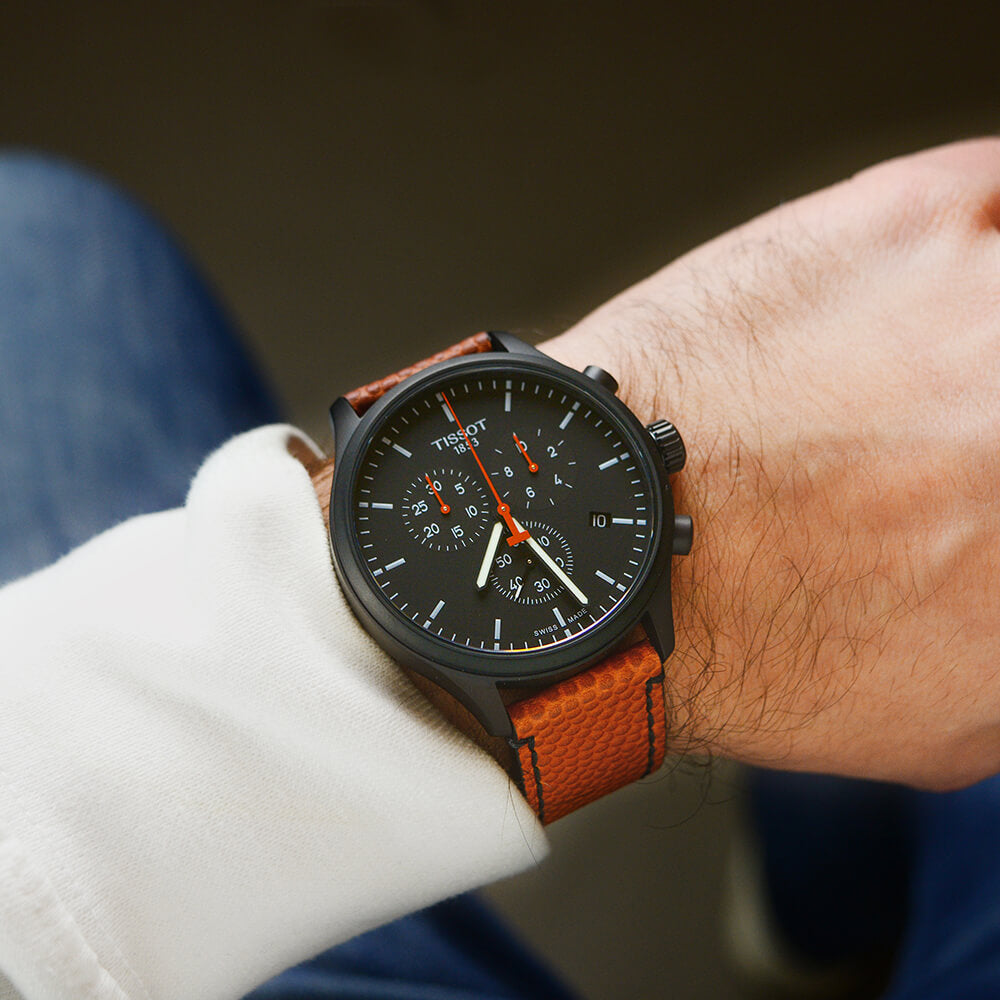  Shop Authentic Tissot Chrono XL NBA Special Edition Black Dial Brown Leather Strap Watch for Men - T116.617.36.051.12 - Luxxuri