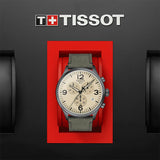  Shop Authentic Tissot T Sport Chrono XL Beige Dial Green Nylon Strap Watch for Men - T116.617.37.267.00 - Luxxuri