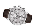  Shop Authentic Tissot T Sport Chrono XL Classic Silver Dial Brown Leather Strap Watch For Men - T116.617.16.037.00 - Luxxuri