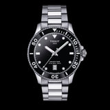  Shop Authentic Tissot Seastar 1000 Black Dial Silver Steel Strap Watch For Men - T120.410.11.051.00 - Luxxuri