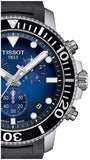  Shop Authentic Tissot Seastar 1000 Chronograph Blue Dial Black Rubber Strap Watch For Men - T120.417.17.041.00 - Luxxuri