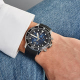  Shop Authentic Tissot Seastar 1000 Chronograph Blue Dial Black Rubber Strap Watch For Men - T120.417.17.041.00 - Luxxuri