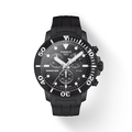 Tissot Seastar 1000 Chronograph Black Dial Black Rubber Strap Watch For Men - T120.417.37.051.02
