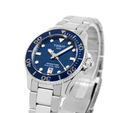  Shop Authentic Tissot Seastar 1000 Lady Blue Dial Silver Steel Strap Watch For Women - T120.210.11.041.00 - Luxxuri