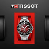  Shop Authentic Tissot Seastar 1000 Chronograph Red Dial Silver Steel Strap Watch For Men - T120.417.11.421.00 - Luxxuri