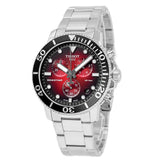  Shop Authentic Tissot Seastar 1000 Chronograph Red Dial Silver Steel Strap Watch For Men - T120.417.11.421.00 - Luxxuri