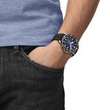  Shop Authentic Tissot Seastar 1000 Chronograph Blue Dial Black Rubber Strap Watch For Men - T120.417.17.041.00 - Luxxuri